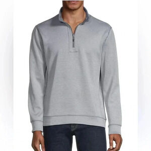 NWT Hickey Freeman Golf 1/4 Zip Reversible Jacket size Small